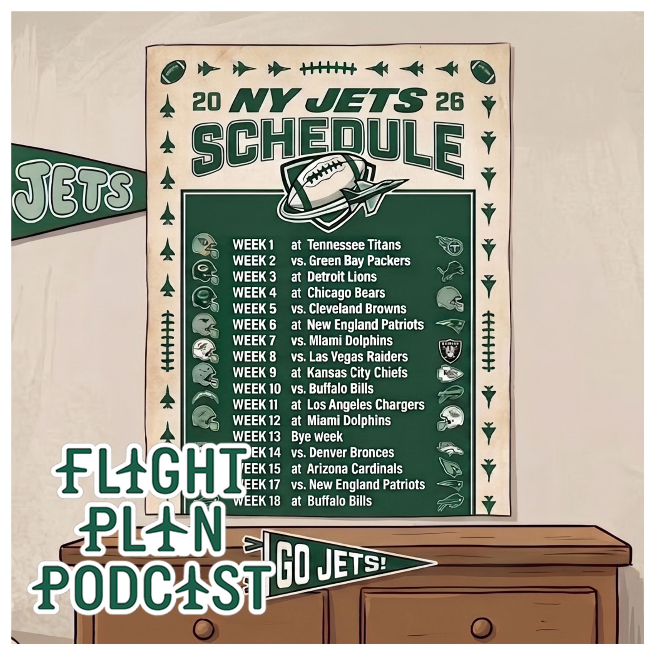 Jets Schedule Release Reaction