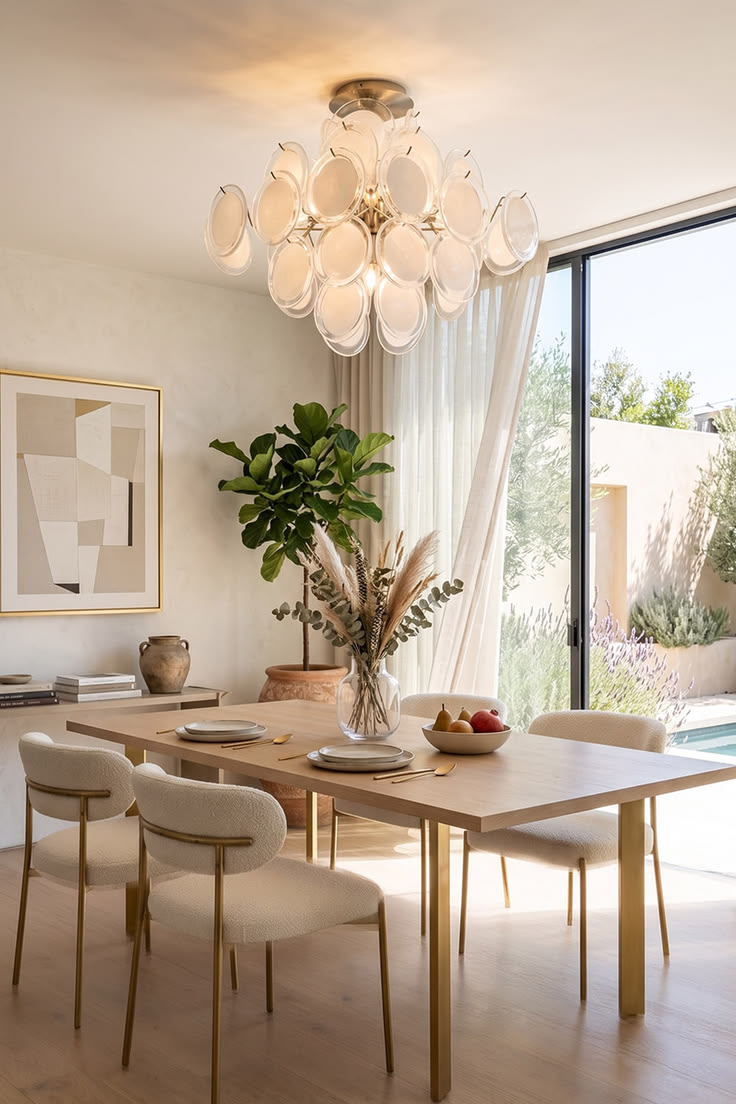 Illuminate your space in style. The unique clear glass panes