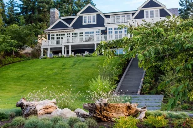 This home was designed for outdoor entertaining. With a wrap