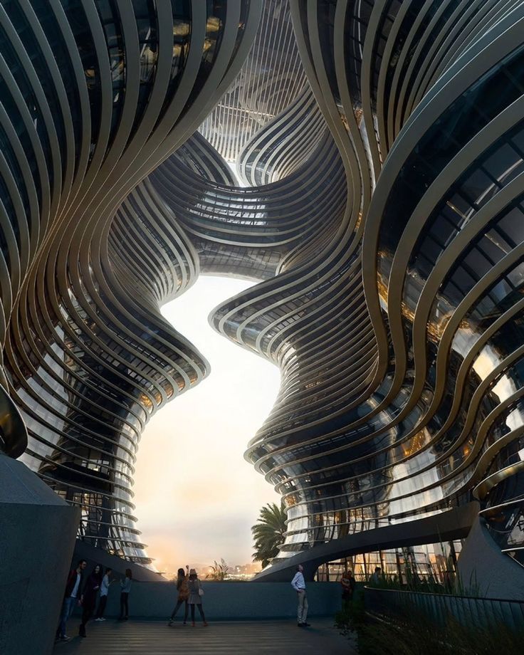 The construction of the Yidan Center in Shenzhen, designed b