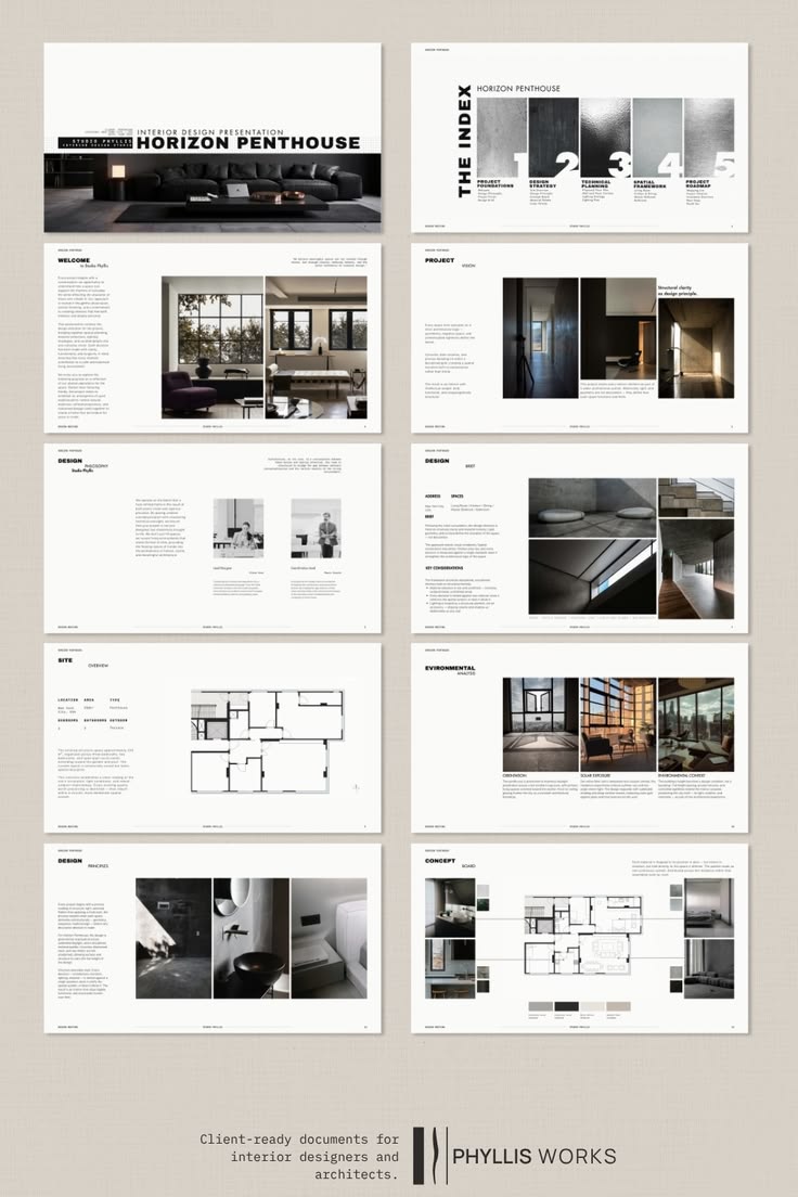 A complete look through the Editorial Collection: cover, ind