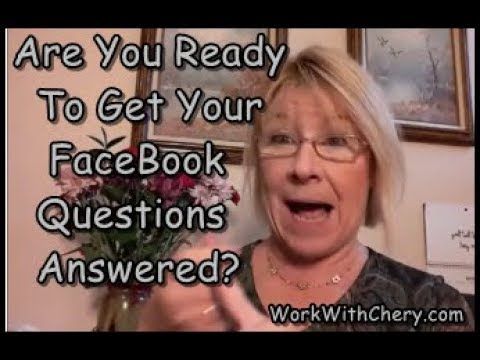 Are You Ready To Get Your FaceBook Questions Answered