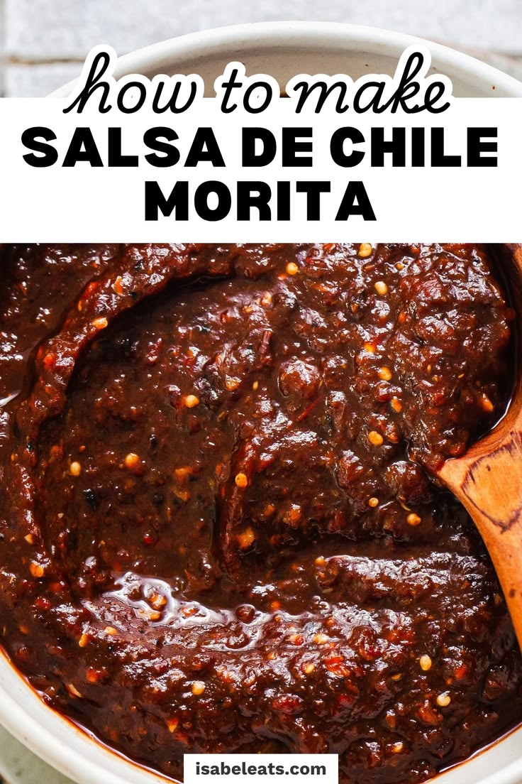 If you like smoky and slightly sweet heat, this Salsa Morita