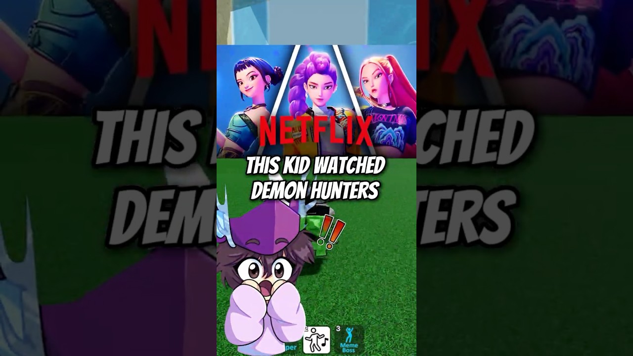 POV: You Watch Demon Hunters In Your Closet #roblox #satire #viral #memes #gaming #demonhunters