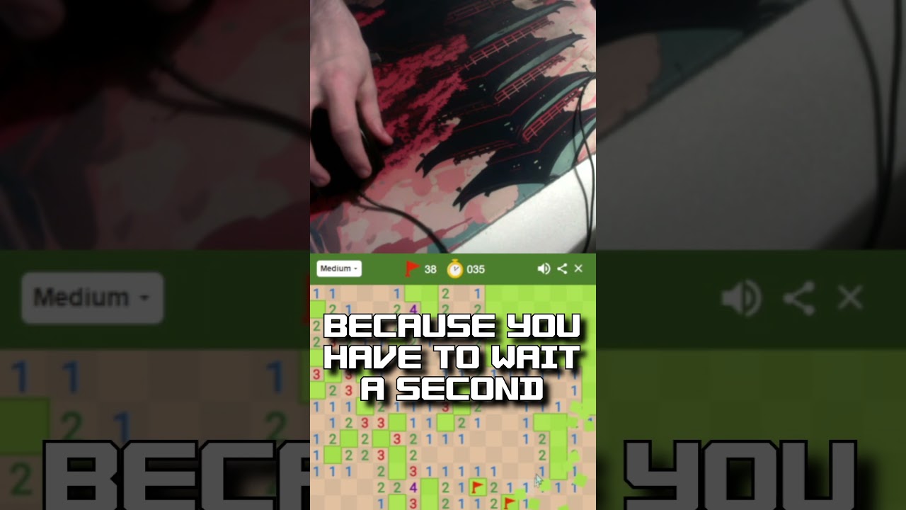 Google Minesweeper is HORRIBLE #shorts #gaming #minesweeper #fypシ #fypシ゚viral