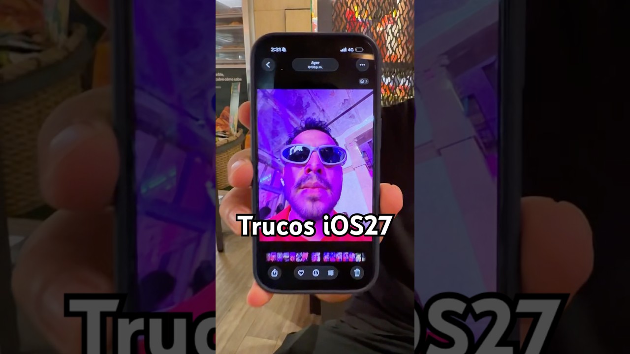 📱😭 Tu iPhone tiene más aura cuando lo actualizas. #Tecnologia #iOS27 #iPhoneTips #iPhoneHacks
