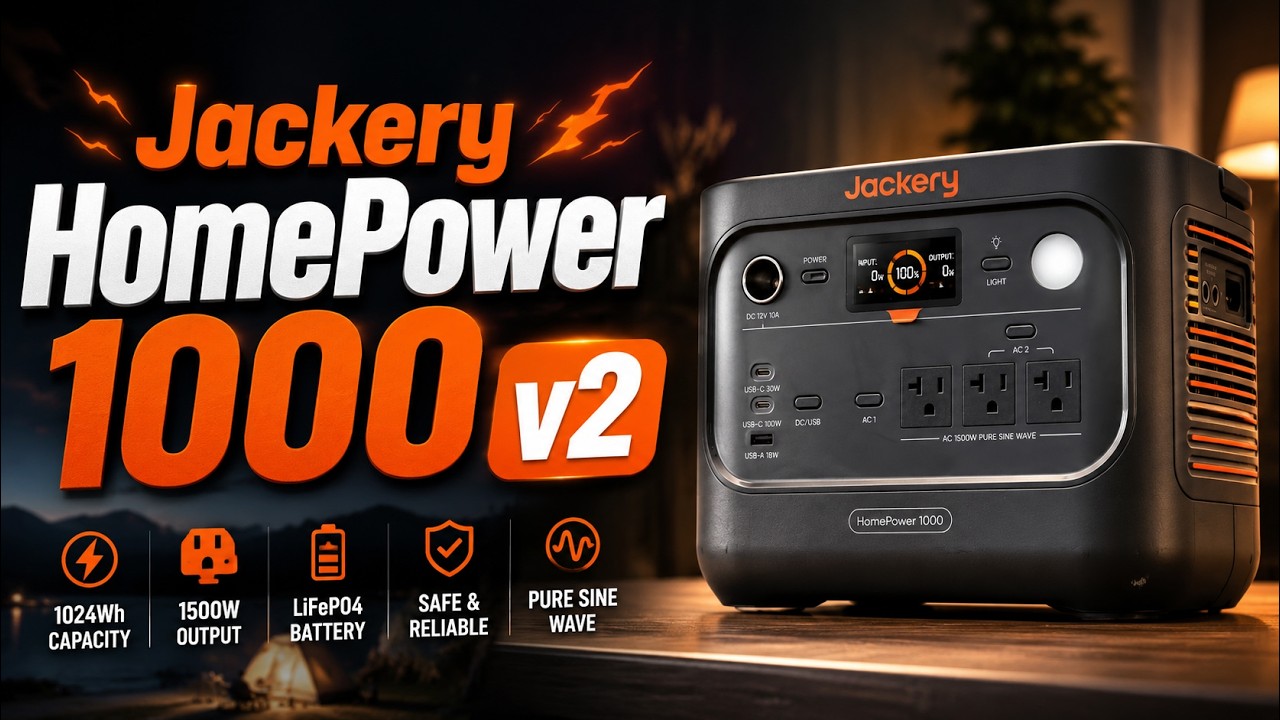 Jackery HomePower 1000 v2 Review – Best Compact Power Station?