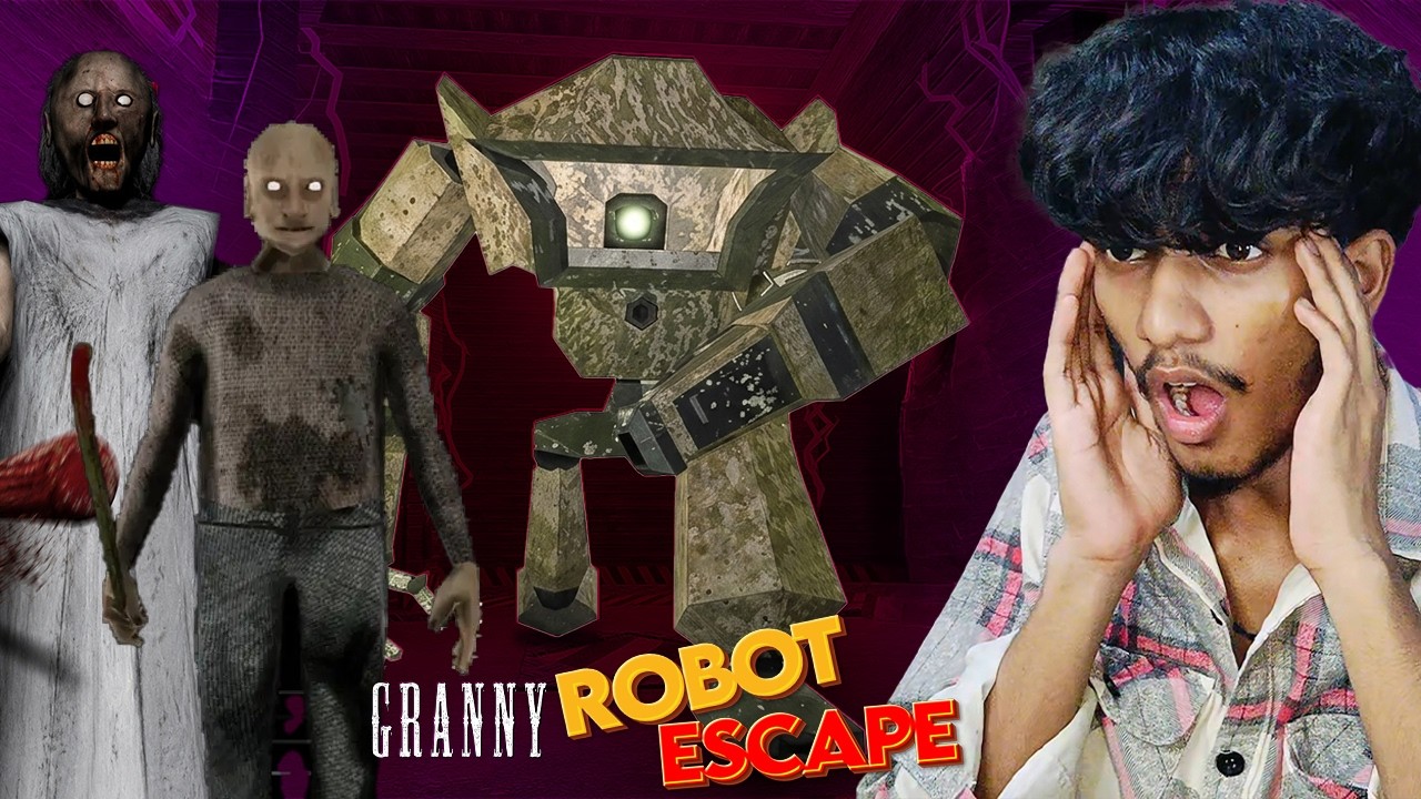 ROBOT Escape from Granny's House!😱