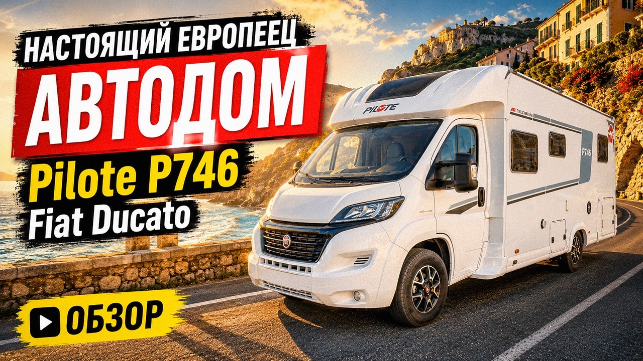 Автодом Pilote P746 Fiat Ducato из Южной Кореи