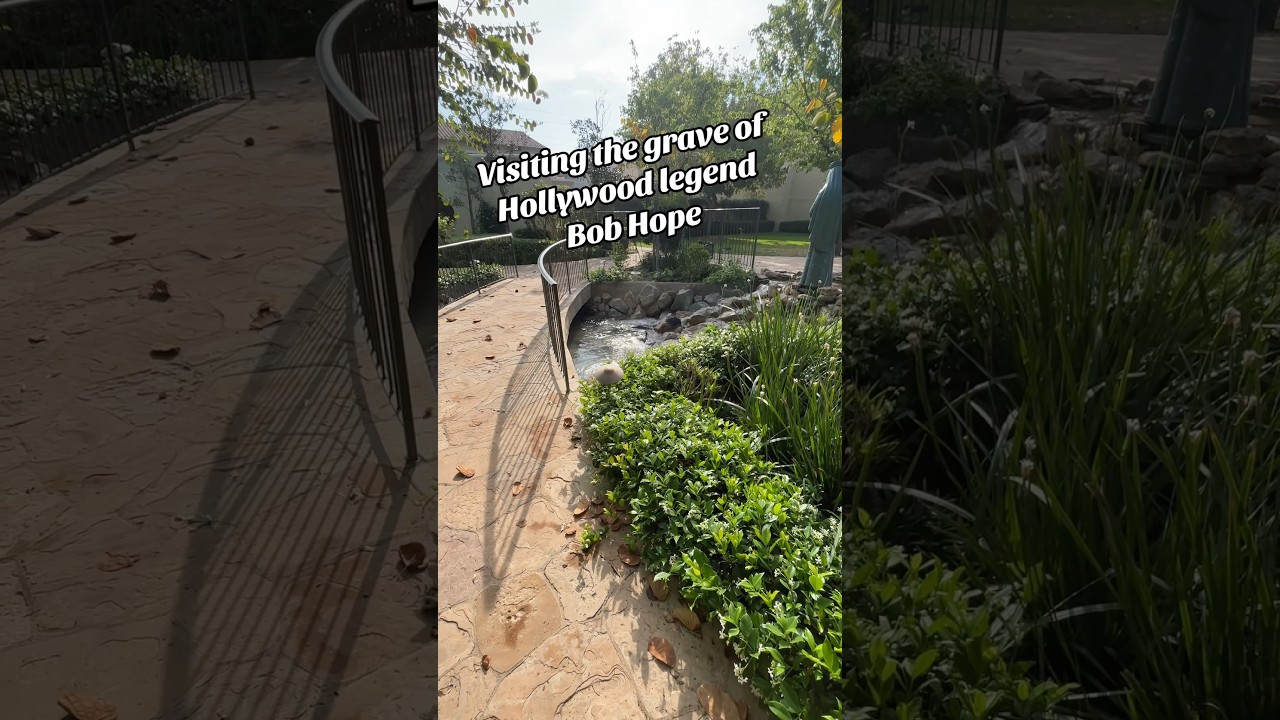 Visiting the grave of Bob Hope #shorts