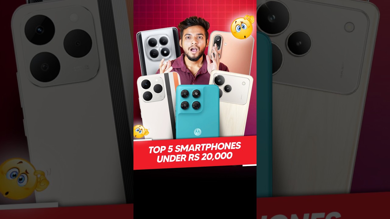 Top 5 Phones Under Rs 20,000 | Best smartphones📱🔥#top5phones #smartphones #android