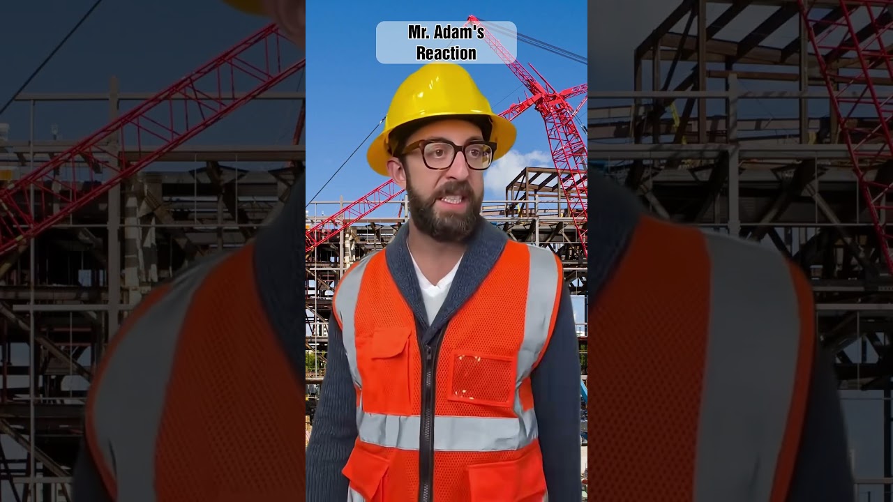 Mr.Adam's Reaction 473 #adamrose #construction #engineering #workers