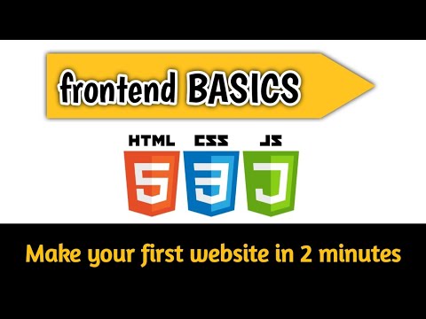 Frontend Development Basics | Create a Simple Webpage