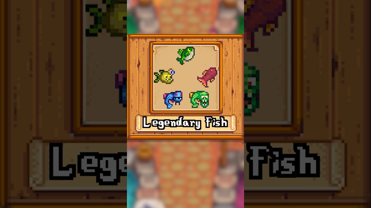 Throw your LEGENDARY FISH IN PONDS! #stardewvalley #stardew #sdv