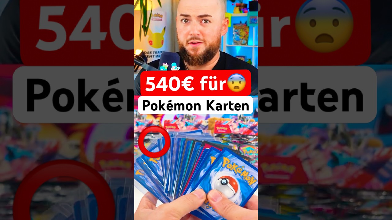 DIESE Pokémon Karten haben mich 540€ gekostet! 😨 #shorts