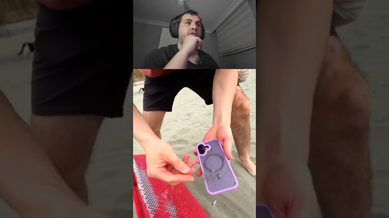 Kumsalda telefon buldu