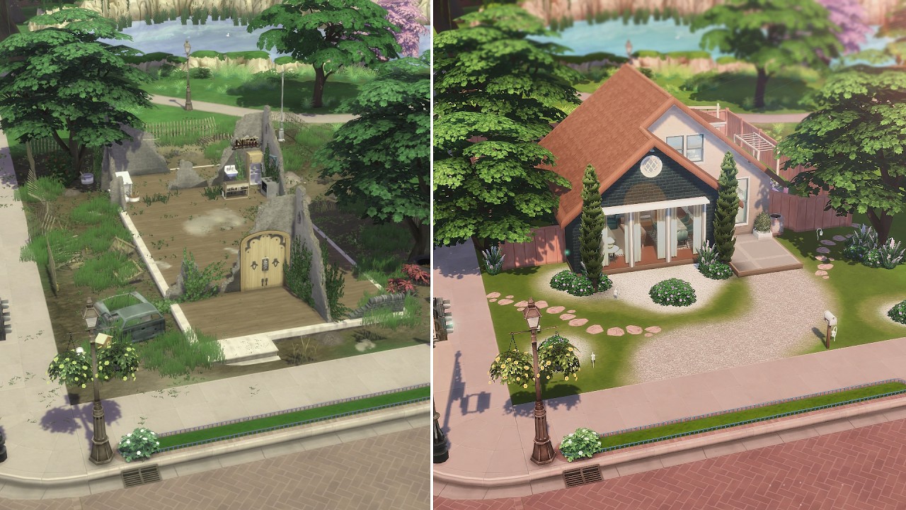 De um TERRENO FEDIDO para uma CASA FAMILIAR de muitos quartos! │ Sims a Obra Terreno