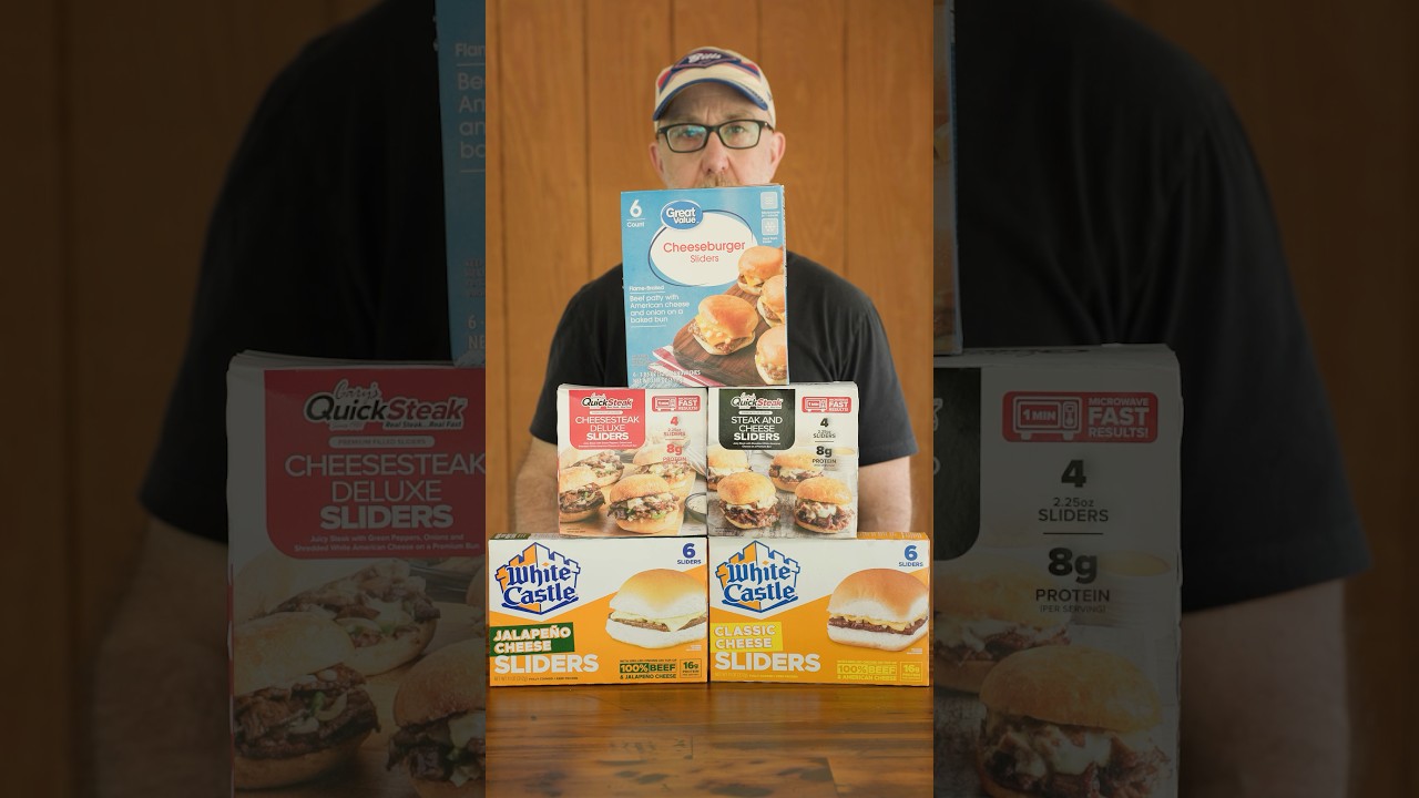 Frozen Slider Showdown: White Castle vs Walmart vs QuickSteak Taste Test #FoodReview #TasteTest