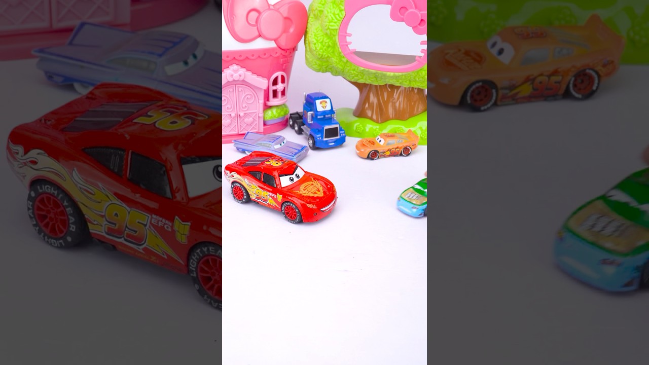 Disney Pixar Cars Lightning McQueen Tow Mater ASMR No Talking #asmr #toys #satisfying