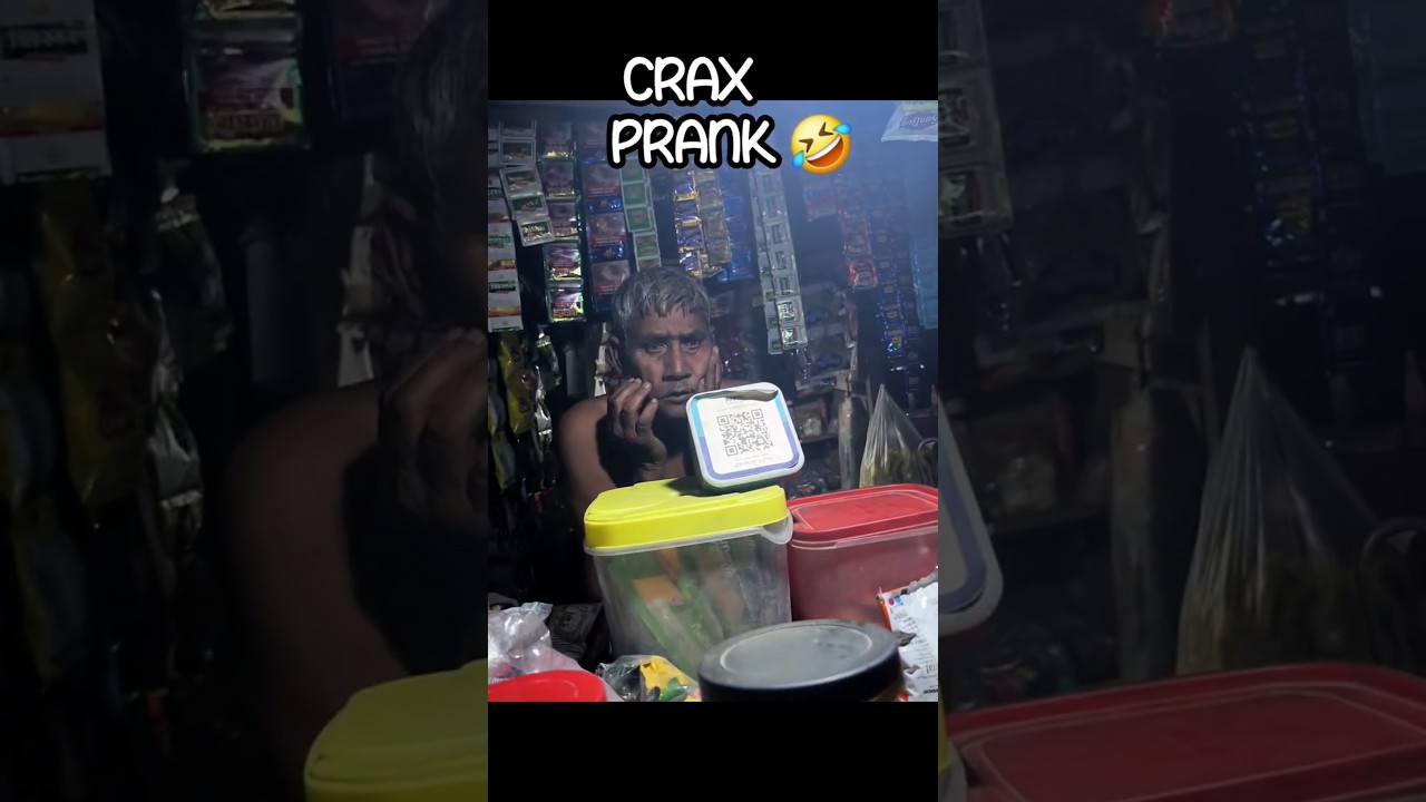 CRAX PRANK 🤣✅️  #funny #prank #comedy #memes #reaction #foryou #shorts #explore