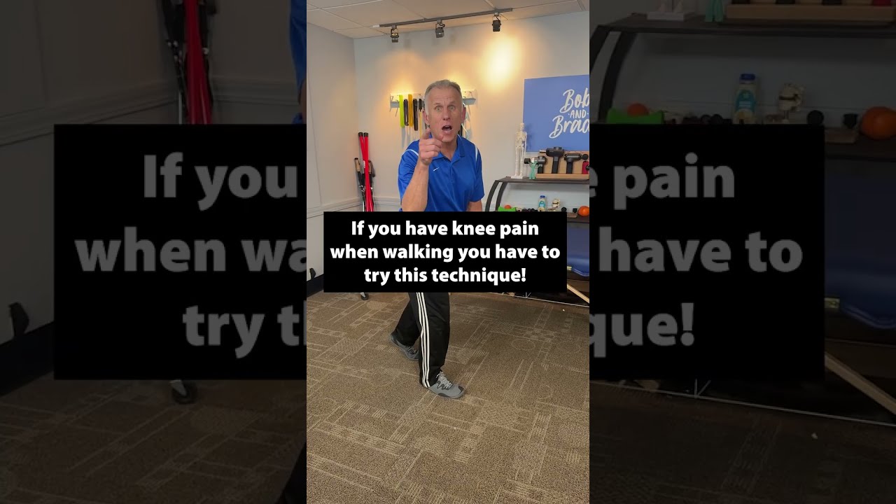 If you have knee pain when walking, you have to try this technique!