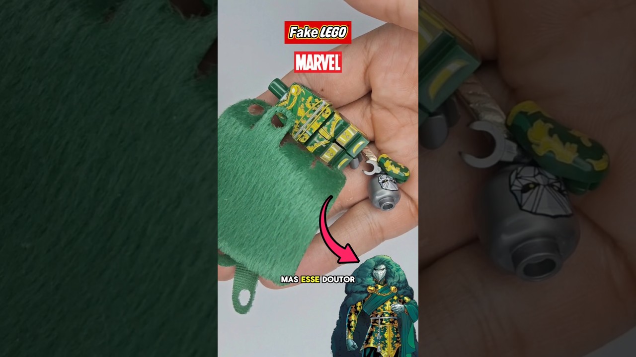 LEGO DR. DOOM HELLFIRE | Fake Lego | #lego #toyreview #minifigures #marvel #drdoom