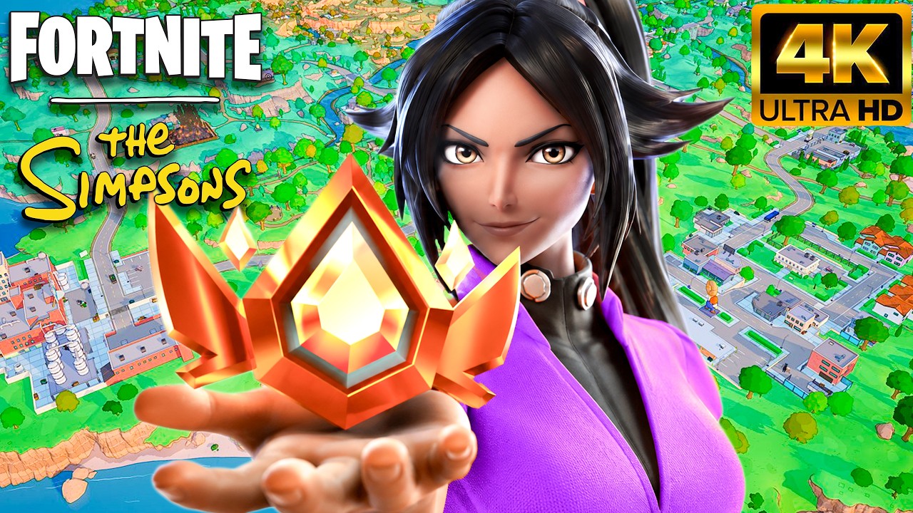JUGUÉ FORTNITE X SIMPSONS RANKED COMPETITIVO CONTRA LOS MEJORES DE EUROPA...