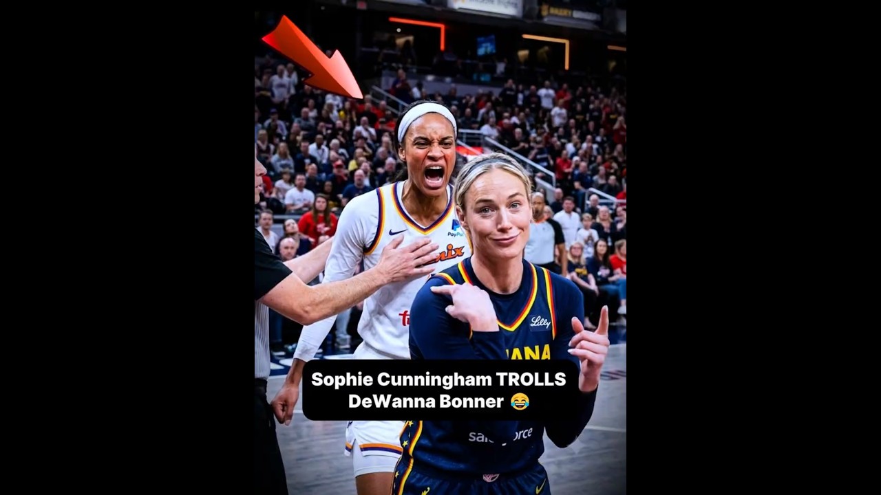 Sophie Cunningham TROLLS DeWanna Bonner 😂 #caitlinclark #basketball
