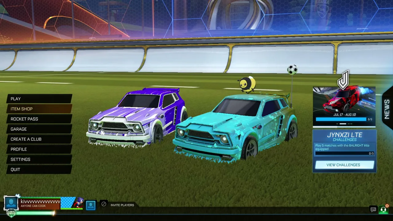rocket league bien atrevido!