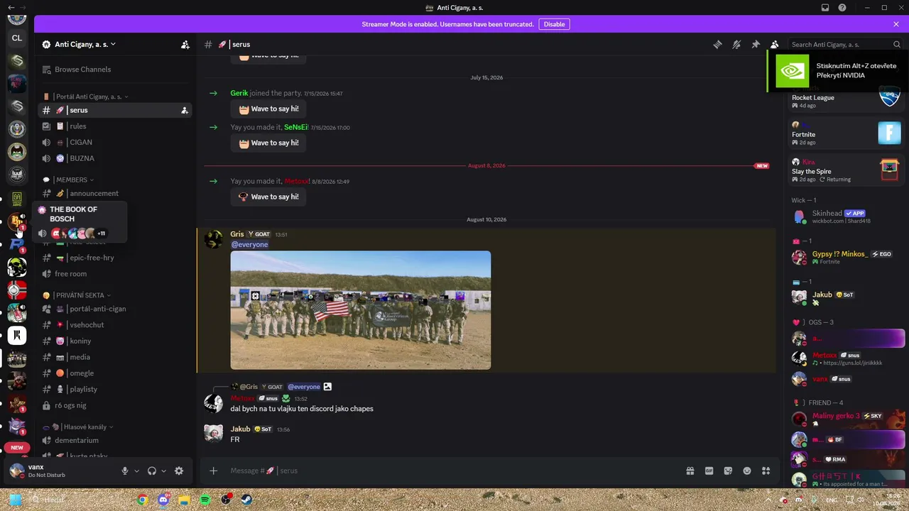 Dneska Operátor následně Side RP