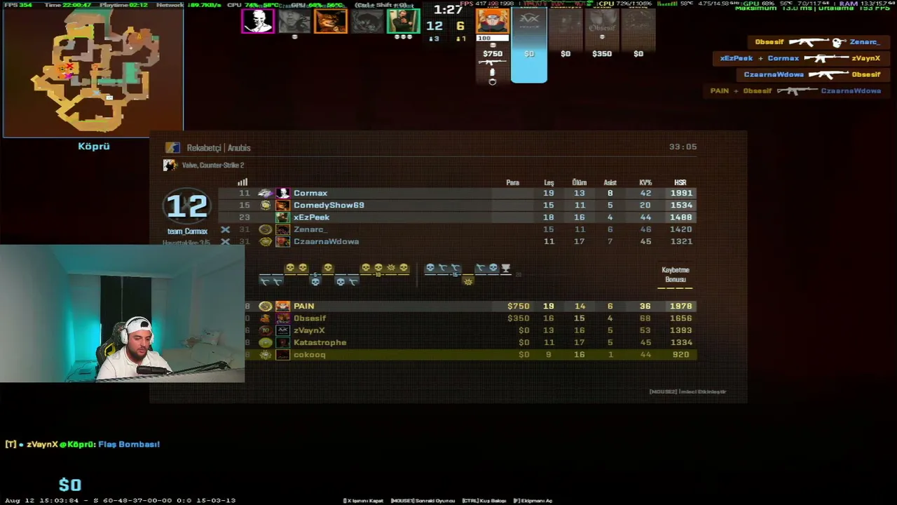 ✅ FACEIT RANK KASMA | BUGÜN ÇILGIN MAÇLAR