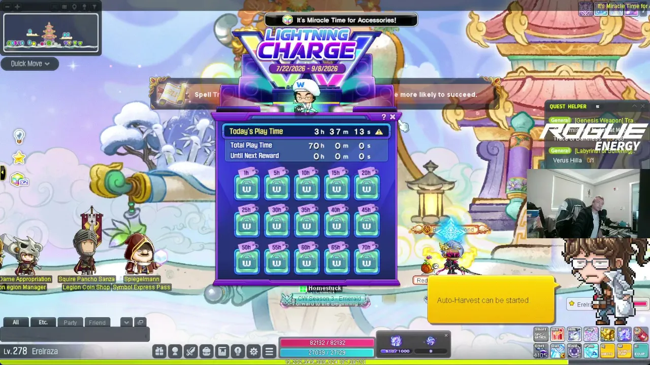 ⭐Kaiser lv 290 GRIND⭐CHILLEN⭐BERA⭐!SOCIALS !7TV⭐