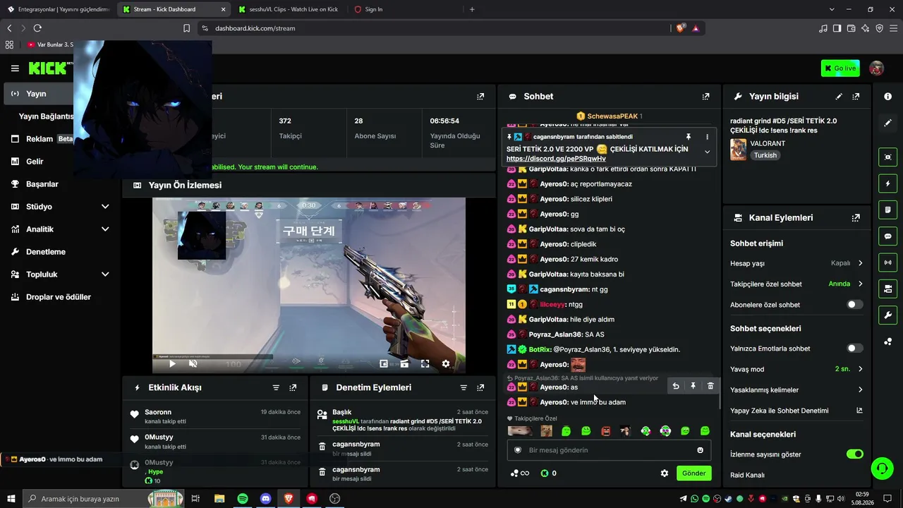 radiant grind #D5 /SERİ TETİK 2.0 ÇEKİLİŞİ !dc !sens !rank res