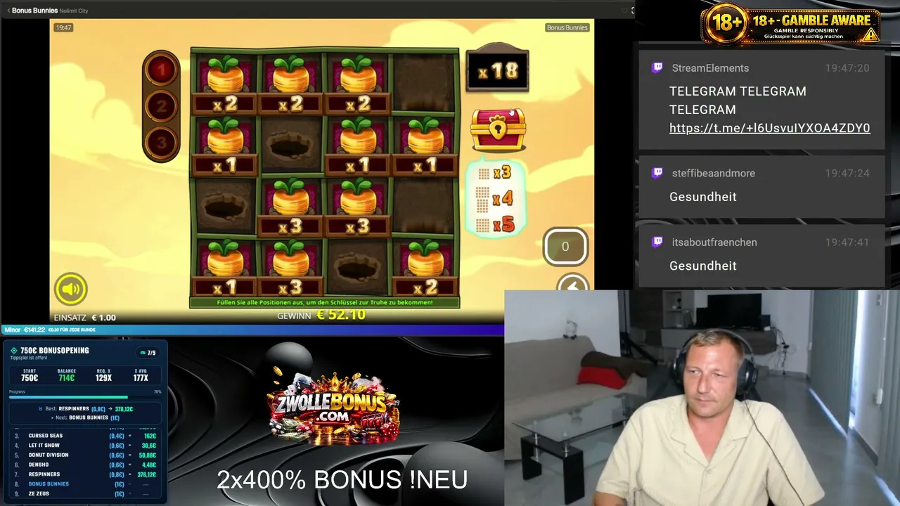 18+ / BALANCE MUSS HER / !HUNT / 400% BONUS / 350% NON STICKY /  !giveaway / !dc / !telegram