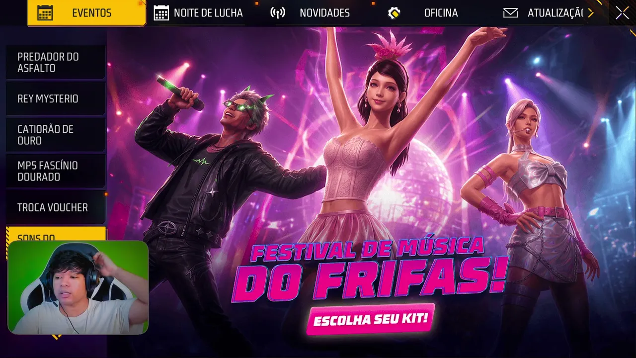 💎Diamantes Free Fire de Graça para o Chat - Kick Nobladu