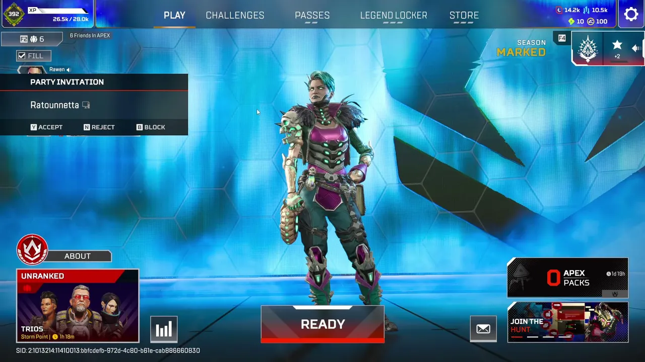 try new season APEX LEGENDS