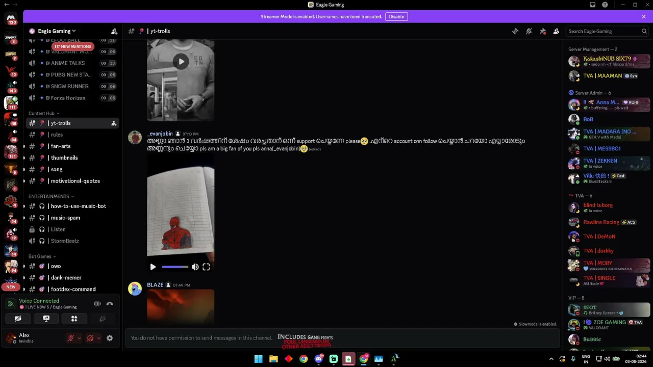 I AM BACK | TVA ALEX IS LIVE |18+