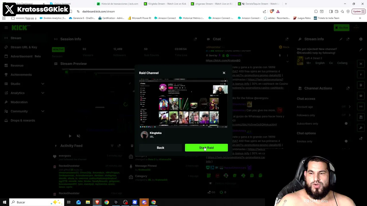 We got rejected! New channel? @KratosBG help by following!