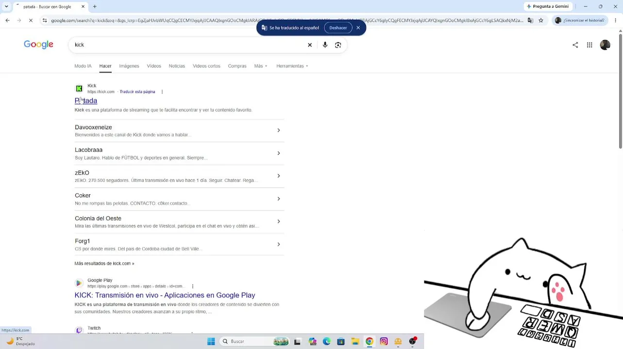 jugando en un server