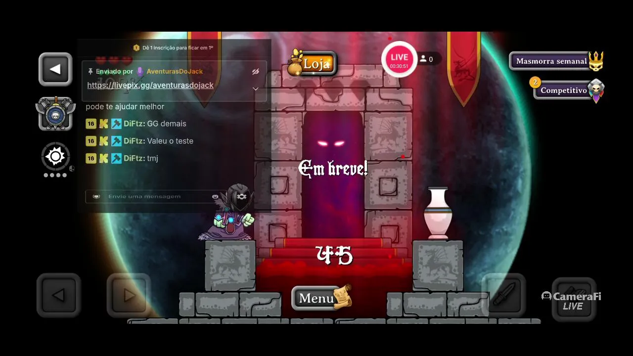 LIVE ON MAGIC RAMPAGE MOBILE VAMOS COMPLETAR MAIS UMA MASMORRA SEMANAL EM BUSCA DE MAIS UM ITEM