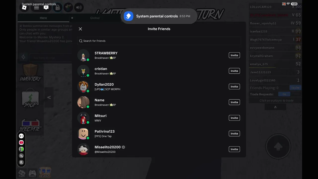 my roblox user is emelya_675 add me on roblox