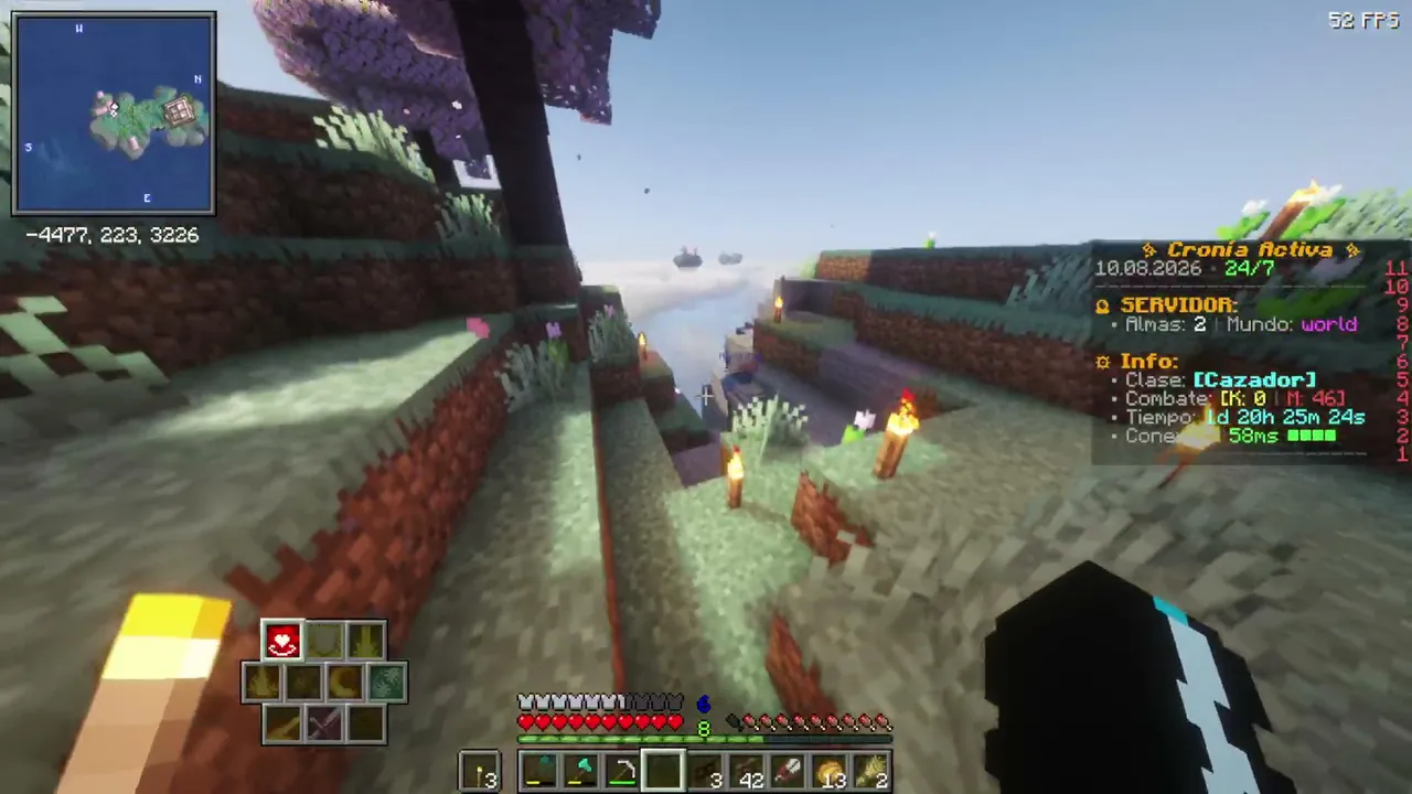 Minecraft en busca de los mejores hechizos