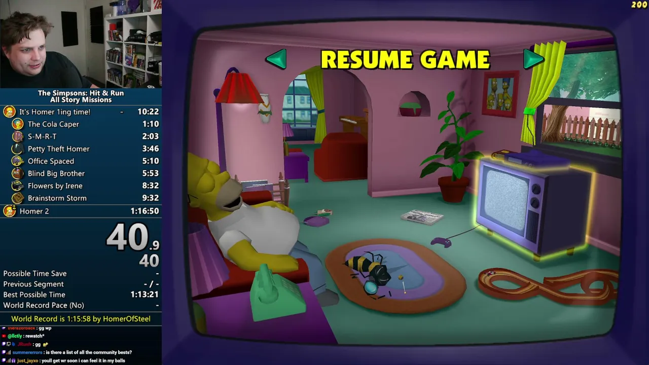 The Simpsons: Hit & Run All Story Missions Speedrun