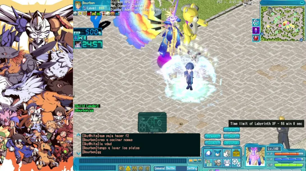 Digimon rpg, chilleando un rato