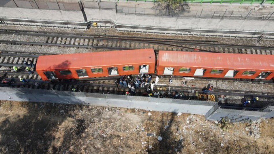 Descarrilamiento del metro en CDMX. A diferencia de otras veces dónde criticamos a @Claudiashein, en esta ocasión voy a colaborar con la investigación.

Ha analizado el accidente desde todos sus ángulos y gracias a mi ojo entrenado, detecté el origen del sabotaje. 