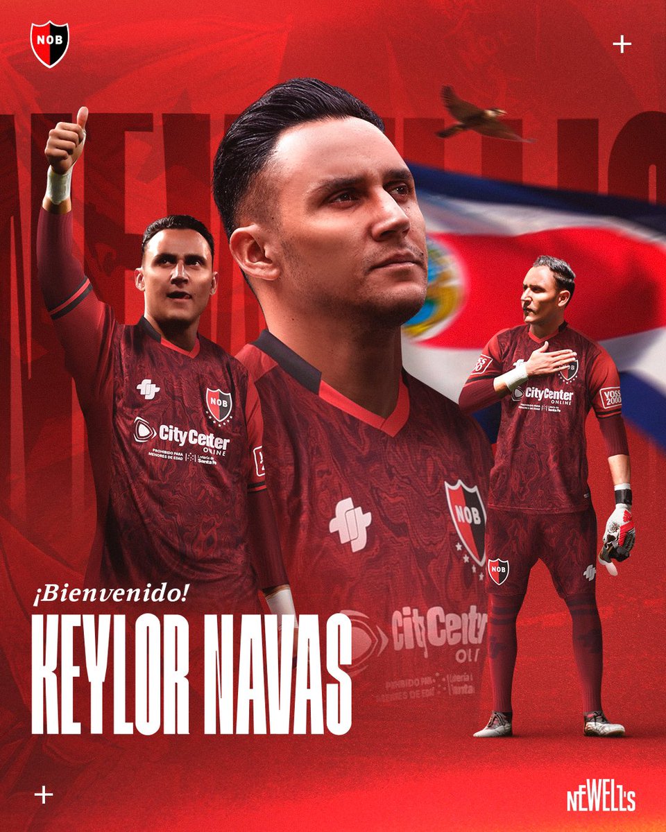 Una leyenda internacional llega al Parque...otra vez 🔥

Orgullosos de anunciarles que @NavasKeylor es el nuevo arquero de Newell’s Old Boys. ¡Bienvenido a tu nueva casa! 👊🏼

❤️ LA HISTORIA DEL FÚTBOL 🖤 